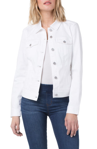 White Denim Jacket – Wildflower Children's Boutique